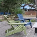 Painting the adirondack and wicker chairs…..